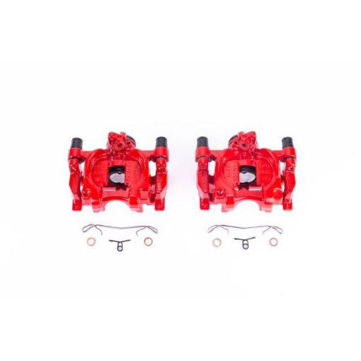 Picture of Power Stop 15 - 18 Ford Edge Rear Red Calipers wBrackets - Pair