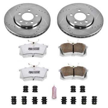 Picture of Power Stop 00 - 06 Audi TT Quattro Rear Z26 Street Warrior Brake Kit