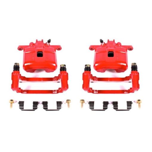 Picture of Power Stop 02 - 06 Acura RSX Front Red Calipers wBrackets - Pair