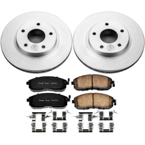Picture of Power Stop 99 - 01 Nissan Maxima Front Z17 Evolution Geomet Coated Brake Kit