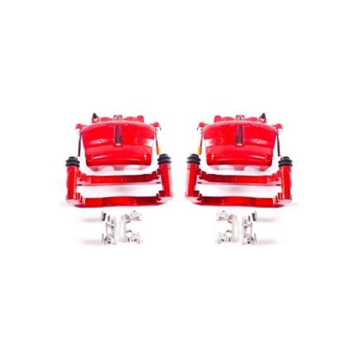 Picture of Power Stop 08 - 16 Buick Enclave Front Red Calipers wBrackets - Pair