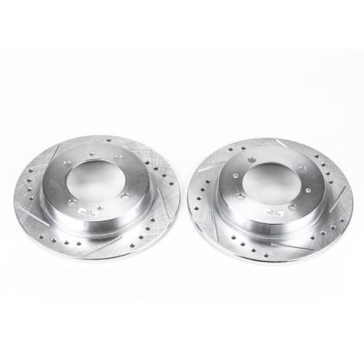 Picture of Power Stop 00 - 04 Volvo S40 Rear Evolution Drilled Slotted Rotors - Pair