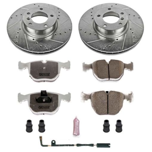 Picture of Power Stop 01 - 03 BMW 530i Front Z26 Street Warrior Brake Kit