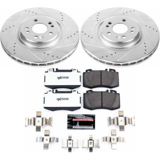 Picture of Power Stop 00 - 03 Mercedes - Benz ML55 AMG Front Z26 Street Warrior Brake Kit