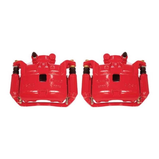 Picture of Power Stop 12 - 18 Nissan Versa Front Red Calipers wBrackets - Pair