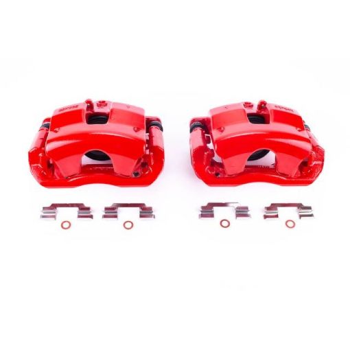 Picture of Power Stop 09 - 12 Mercedes - Benz C300 Front Red Calipers wBrackets - Pair