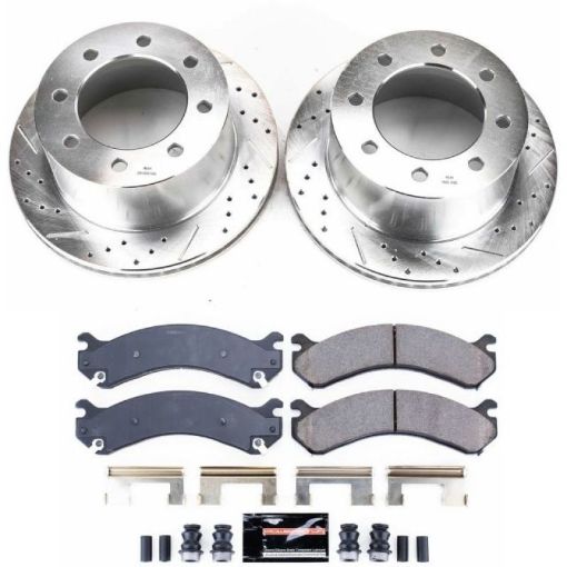 Picture of Power Stop 01 - 06 Chevrolet Silverado 3500 Rear Z23 Evolution Sport Brake Kit