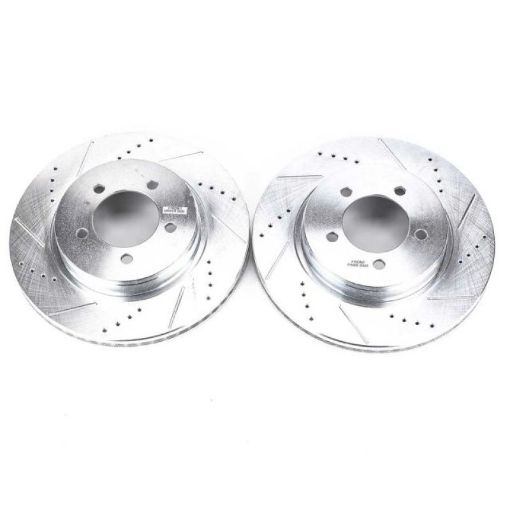 Picture of Power Stop 02 - 05 Ford Explorer Front Evolution Drilled Slotted Rotors - Pair