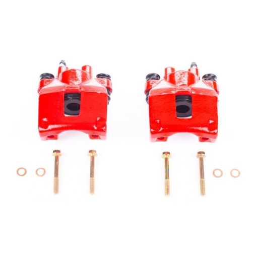 Picture of Power Stop 95 - 98 Jeep Grand Cherokee Rear Red Calipers wo Brackets - Pair