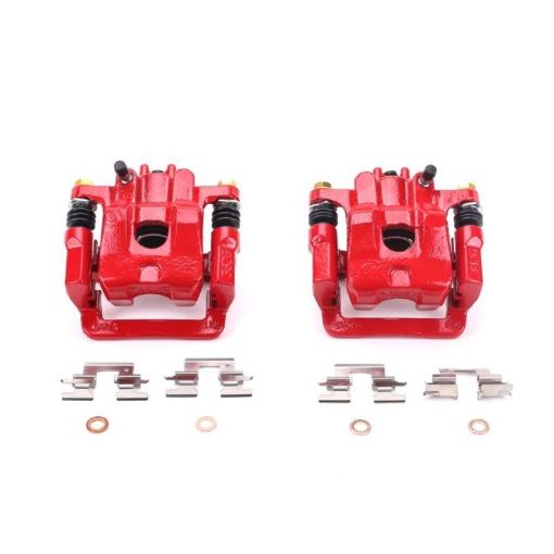 Picture of Power Stop 01 - 06 Acura MDX Rear Red Calipers wBrackets - Pair