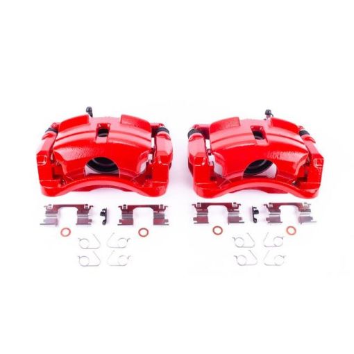 Picture of Power Stop 14 - 18 Nissan Rogue Front Red Calipers wBrackets - Pair