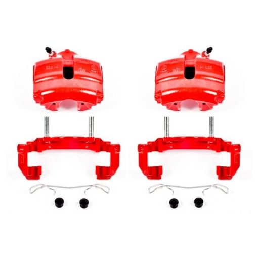 Picture of Power Stop 08 - 09 Audi TT Front Red Calipers wBrackets - Pair