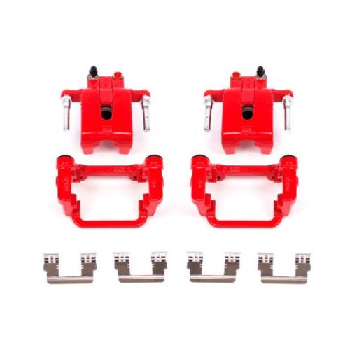 Picture of Power Stop 05 - 19 Chrysler 300 Rear Red Calipers wBrackets - Pair