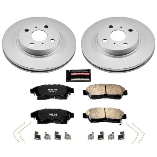 Picture of Power Stop 93 - 97 Geo Prizm Front Z17 Evolution Geomet Coated Brake Kit