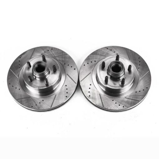 Picture of Power Stop 01 - 03 Ford Explorer Sport Front Evolution Drilled Slotted Rotors - Pair