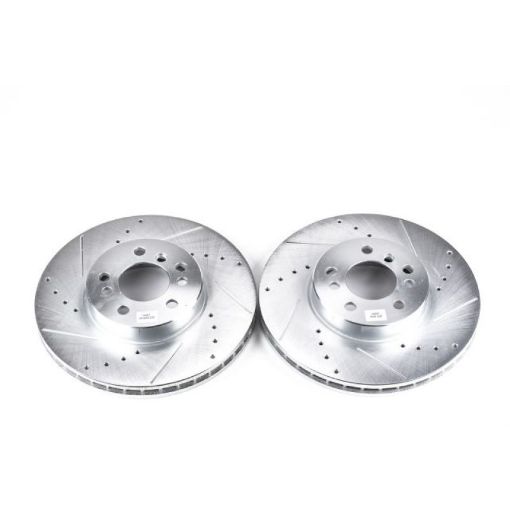 Picture of Power Stop 00 - 06 BMW X5 Front Evolution Drilled Slotted Rotors - Pair