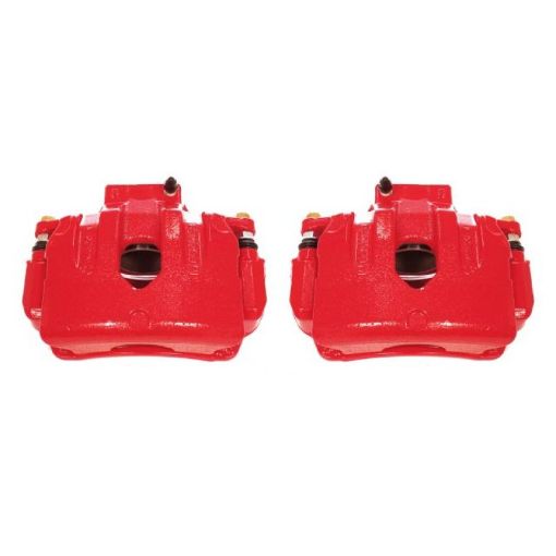 Picture of Power Stop 10 - 16 Hyundai Genesis Coupe Front Red Calipers wBrackets - Pair