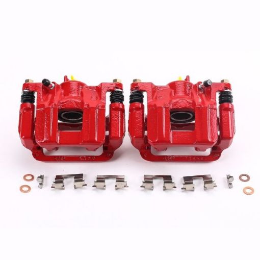 Picture of Power Stop 11 - 17 Honda Odyssey Rear Red Calipers wBrackets - Pair