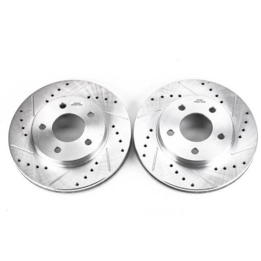 Picture of Power Stop 02 - 07 Buick Rendezvous Front Evolution Drilled Slotted Rotors - Pair