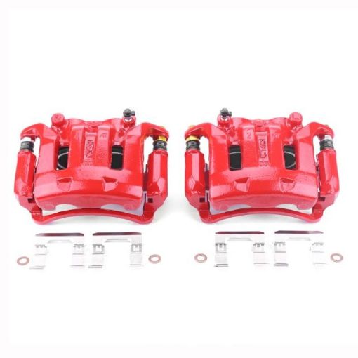 Picture of Power Stop 03 - 04 Nissan Frontier Front Red Calipers wBrackets - Pair