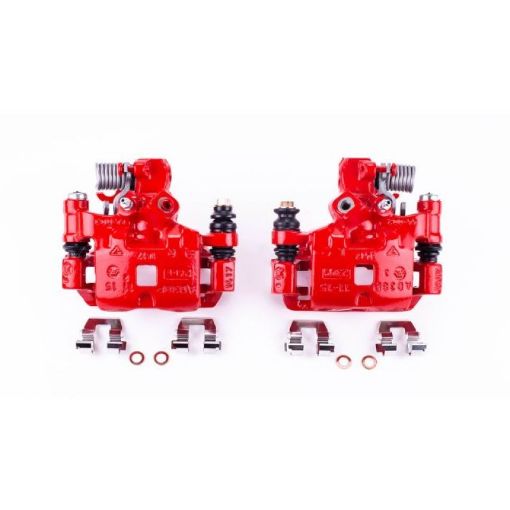Picture of Power Stop 93 - 97 Cadillac Seville Rear Red Calipers wBrackets - Pair