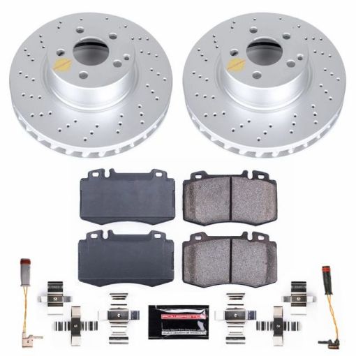 Picture of Power Stop 04 - 06 Mercedes - Benz E500 Front Z23 Evolution Sport Coated Brake Kit