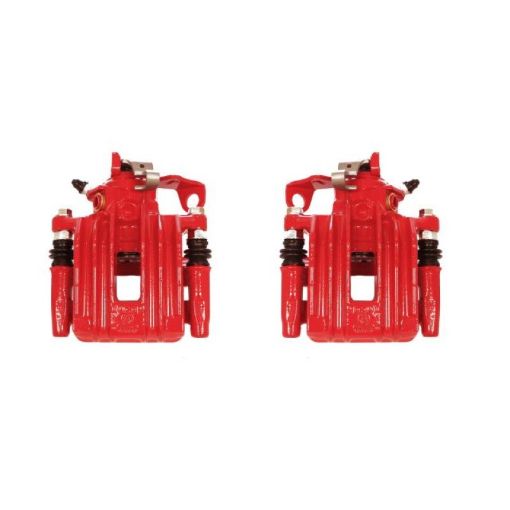 Picture of Power Stop 00 - 10 Volkswagen Beetle Rear Red Calipers wBrackets - Pair