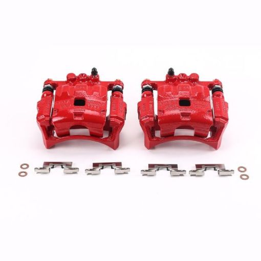 Picture of Power Stop 11 - 17 Ford Fiesta Front Red Calipers wBrackets - Pair