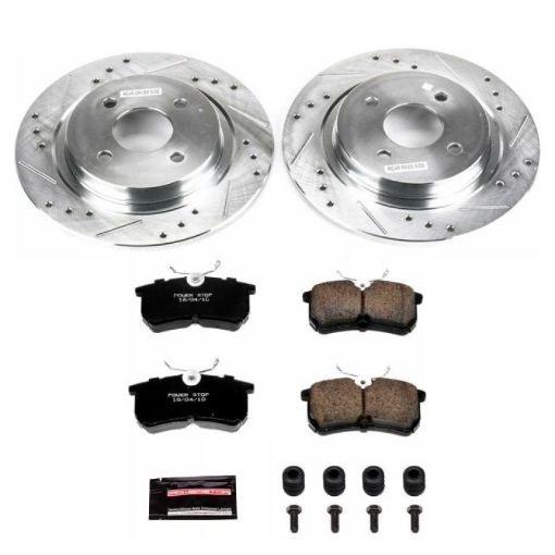 Picture of Power Stop 02 - 04 Ford Focus Rear Z23 Evolution Sport Brake Kit