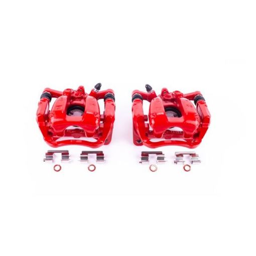Picture of Power Stop 2017 Buick LaCrosse Rear Red Calipers wBrackets - Pair
