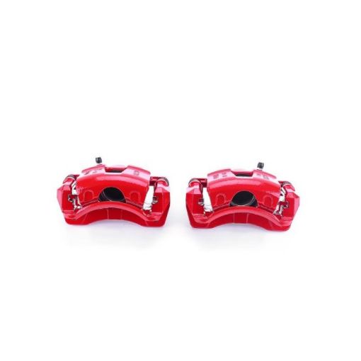 Picture of Power Stop 04 - 11 Chevrolet Aveo Front Red Calipers wBrackets - Pair
