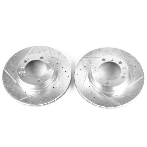 Picture of Power Stop 99 - 08 Porsche 911 Front Evolution Drilled Slotted Rotors - Pair
