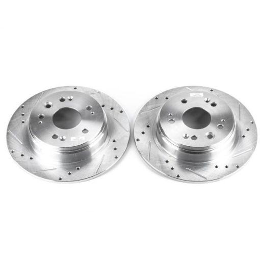 Picture of Power Stop 02 - 04 Honda CR - V Rear Evolution Drilled Slotted Rotors - Pair