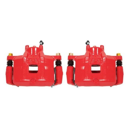 Picture of Power Stop 07 - 12 Dodge Caliber Front Red Calipers wBrackets - Pair