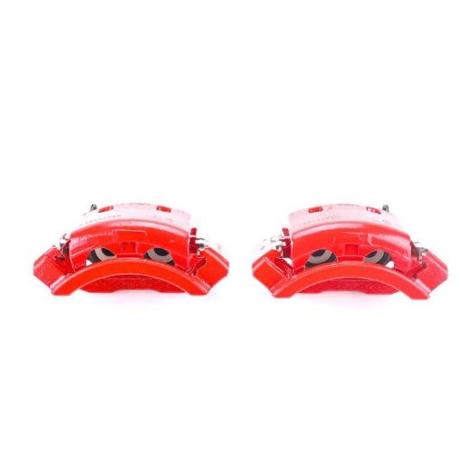 Picture of Power Stop 01 - 02 Dodge Ram 2500 Rear Red Calipers wBrackets - Pair