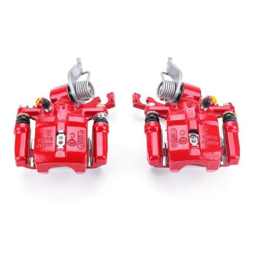Picture of Power Stop 98 - 02 Honda Accord Rear Red Calipers wBrackets - Pair