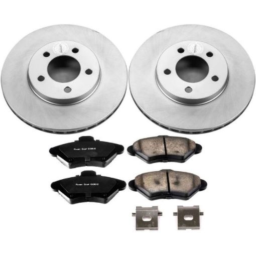 Picture of Power Stop 93 - 97 Ford Thunderbird Front Z17 Evolution Geomet Coated Brake Kit