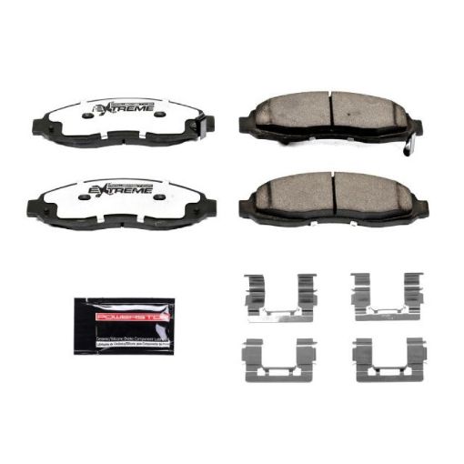 Picture of Power Stop 03 - 04 Dodge Dakota Front Z36 Truck Tow Brake Pads wHardware