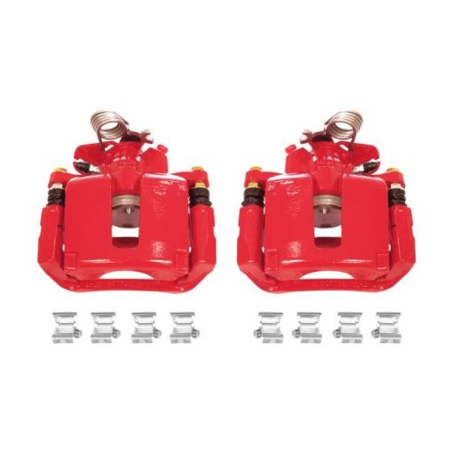 Picture of Power Stop 13 - 17 Ford Explorer Rear Red Calipers wBrackets - Pair