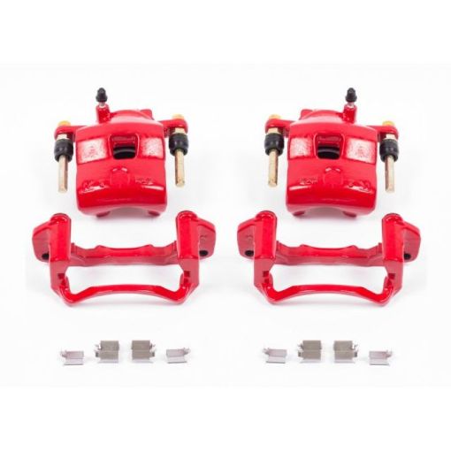 Picture of Power Stop 99 - 03 Mazda Protege Front Red Calipers wBrackets - Pair