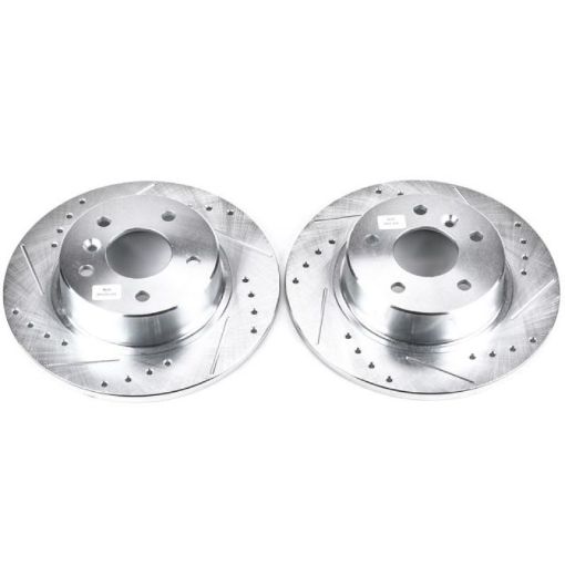Picture of Power Stop 99 - 04 Land Rover Discovery Rear Evolution Drilled Slotted Rotors - Pair