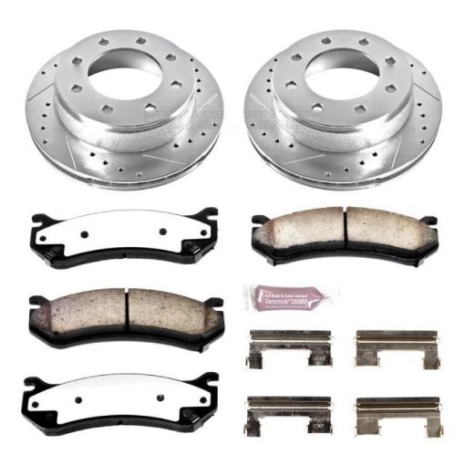 Picture of Power Stop 01 - 03 Chevrolet Silverado 1500 HD Rear Z36 Truck Tow Brake Kit
