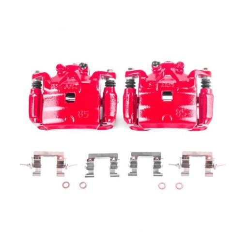 Picture of Power Stop 11 - 17 Nissan Juke Front Red Calipers wBrackets - Pair