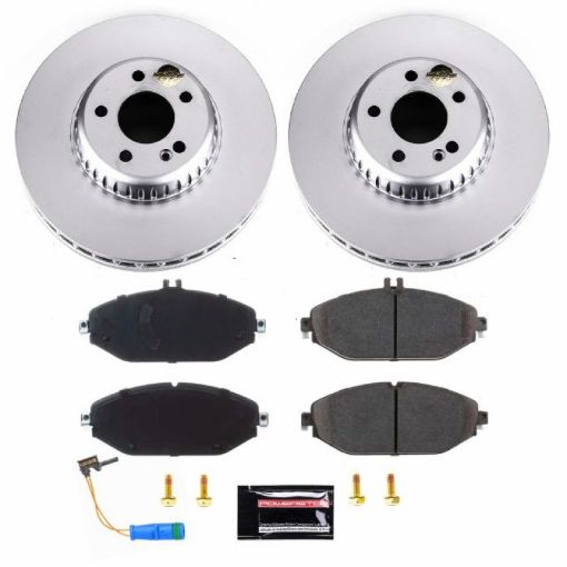 Picture of Power Stop 17 - 18 Mercedes - Benz C300 Front Z23 Evolution Sport Coated Brake Kit