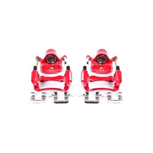 Picture of Power Stop 00 - 01 Infiniti I30 Front Red Calipers wBrackets - Pair