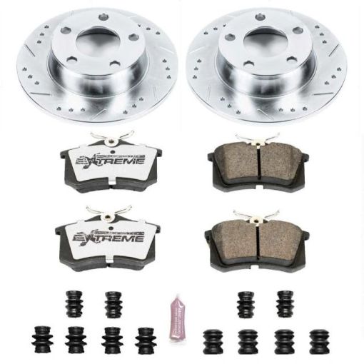 Picture of Power Stop 99 - 04 Audi A6 Quattro Rear Z26 Street Warrior Brake Kit