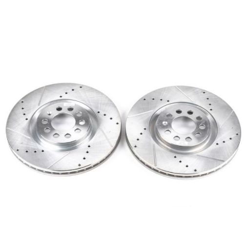 Picture of Power Stop 99 - 06 Audi TT Front Evolution Drilled Slotted Rotors - Pair