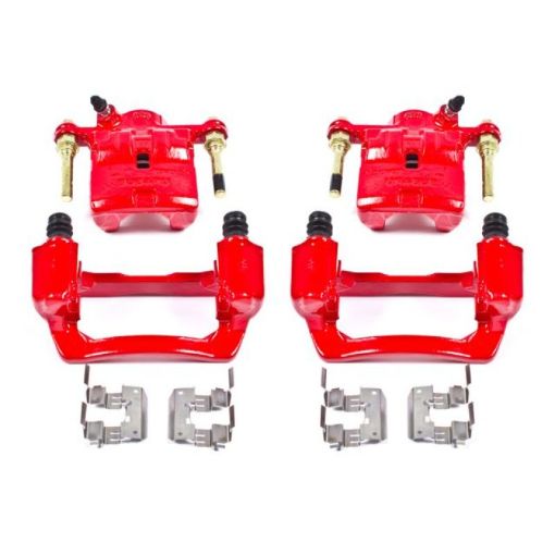 Picture of Power Stop 09 - 13 Subaru Forester Rear Red Calipers wBrackets - Pair