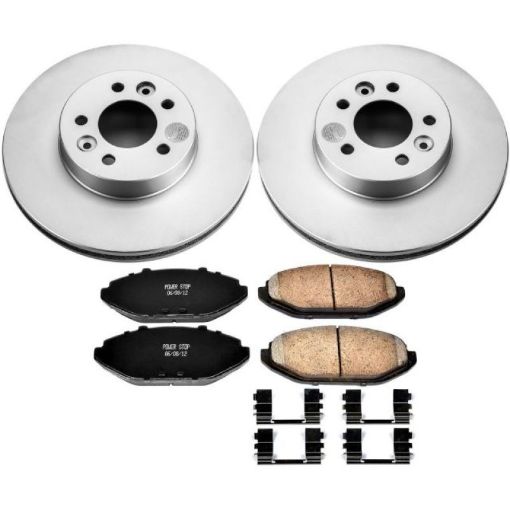 Picture of Power Stop 98 - 02 Ford Crown Victoria Front Z17 Evolution Geomet Coated Brake Kit