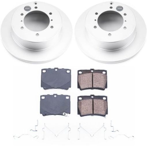Picture of Power Stop 97 - 04 Mitsubishi Montero Sport Rear Z17 Evolution Geomet Coated Brake Kit